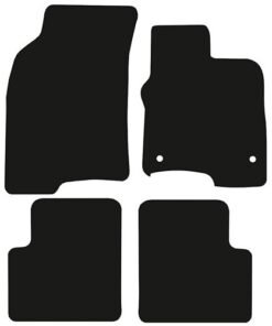Fiat Panda 2020 - 2026 (4x Round Locators) Tailored Car Mats