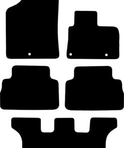 Hyundai Santa Fe 2018 - 2024 (MK4) (7 Seat) (30cm Driver Locators) Tailored Car Mats