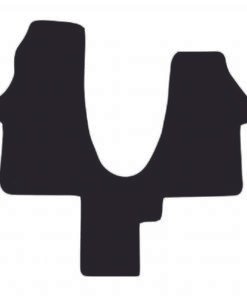 Volkswagen Transporter (T6.1) 2020 - 2025 (Walkthrough) (Single front passenger) (No Locators) Tailored Car Mats