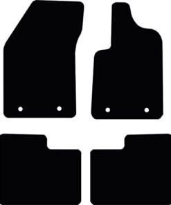 Alfa Romeo Giulietta 2009 - 2014 (Auto) (OVAL Locators) Tailored Car Mats