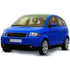 Alternative view of Audi A2 1999 - 2005 (8Z) Tailored Car Mats