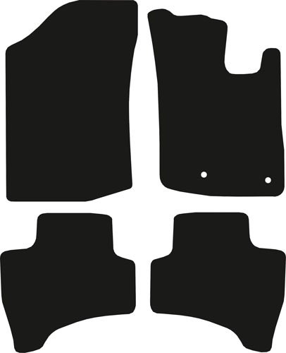 Citroen C1 2005 - 2014 (MK1) (2x Locators) Tailored Car Mats
