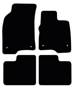 Fiat Panda 2012 - 2020 (4x Round Locators) Tailored Car Mats