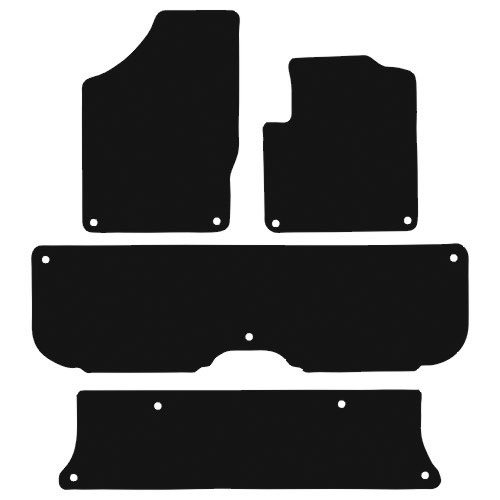 Ford Galaxy 1999 - 2006 (MK1 & MK2) (11x Round Locators) Tailored Car Mats