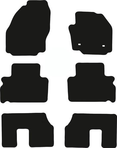Ford Galaxy 2006 - 2015 (MK3) (Round Locators - 283mm Driver Mat - 7 Seater) Tailored Car Mats