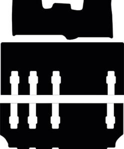 Ford Tourneo Custom 2013 - 2015 (NO Locators) (LWB) Tailored Car Mats