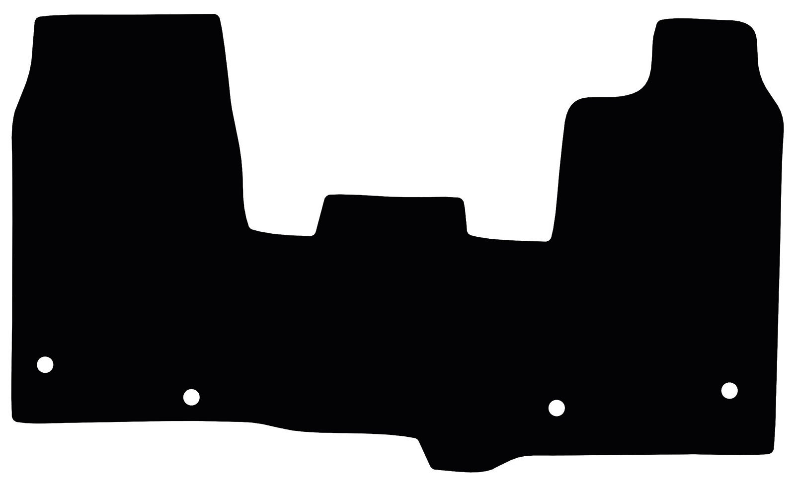Ford Transit Custom 2013 - 2015 (Single Cab)(4x Locators) Tailored Car Mats