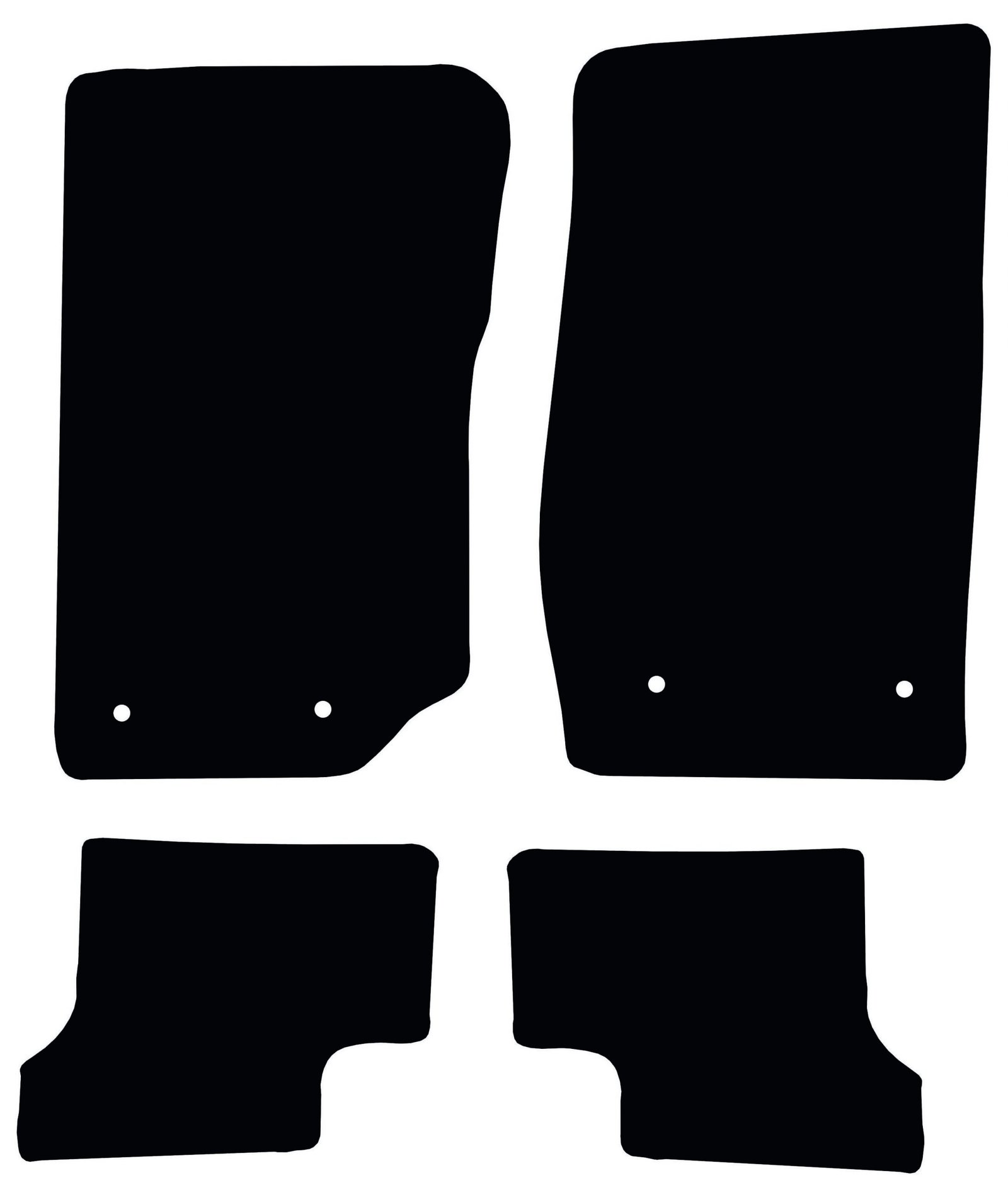 Jeep Wrangler 2006 - 2018 (2 Door) Tailored Car Mats