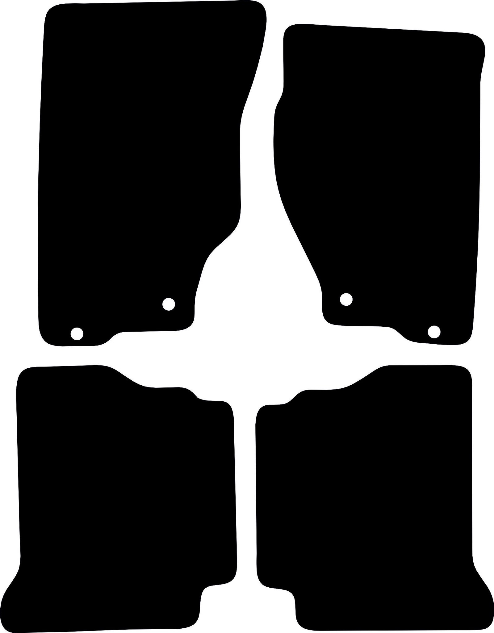 Kia Sorento 2003 - 2010 (MK1) (Twin Locator) Tailored Car Mats
