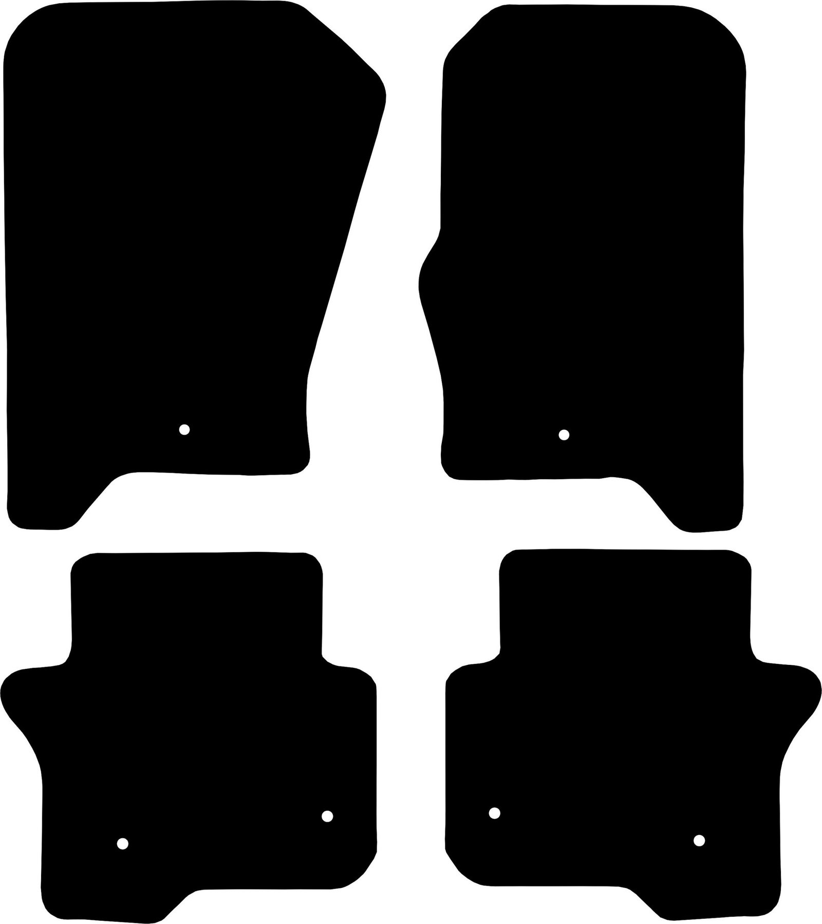 Land Rover Discovery 4 2009 - 2016 (6 Locator) Tailored Car Mats