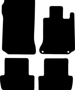 Mercedes C Class Coupe 2011 - 2015 (W204) (2x Locators) (Auto) Tailored Car Mats