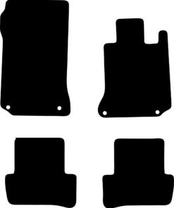 Mercedes C Class Coupe 2011 - 2015 (W204) (4x Locators) (Auto) Tailored Car Mats