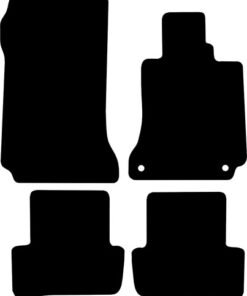 Mercedes C Class Saloon 2007 - 2014 (W204) (MANUAL) Tailored Car Mats