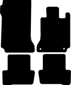 Mercedes C Class Saloon 2007 - 2014 (W204) (Auto) Tailored Car Mats