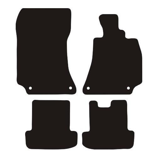 Mercedes E Class Coupe 2009 - 2017 (C207) (4x Locators) (MANUAL) Tailored Car Mats