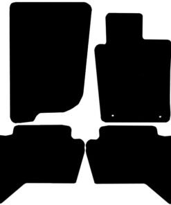 Mitsubishi L200 Crew Cab 2006 - 2015 (Parallel Locators) Tailored Car Mats