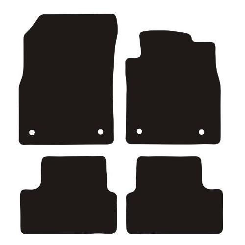 Vauxhall Astra Hatchback 2009 - 2015 (J) (340mm Locator Passenger Mat Spacing) Tailored Car Mats