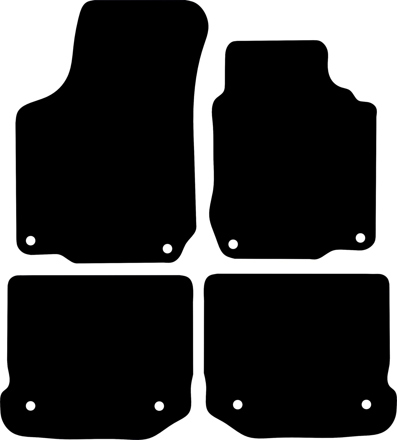 Volkswagen Beetle 1999 - 2012 (8x Oval) Tailored Car Mats