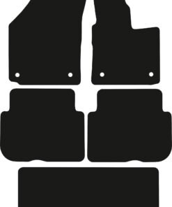 Volkswagen Touran 2010 - 2015 (MK1 - Facelift) Tailored Boot Mat