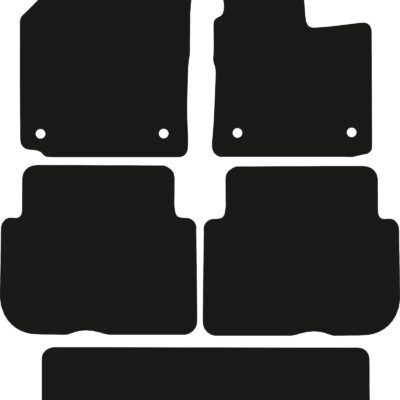 Volkswagen Touran 2010 – 2015 (MK1 – Facelift) Tailored Boot Mat