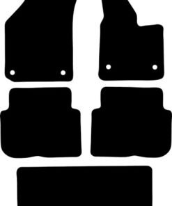 Volkswagen Touran 2003 - 2010 (MK1) (Pre-Facelift) (Round Locators) Tailored Car Mats